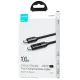 Cable Charger Mobile Joyroom Type-C To Type-C 100W Digitaldisplay S-Cc100A16 1.2M Black